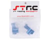 Image 2 for ST Racing Concepts DR10 Aluminum 0° Toe-In Rear Hub Carriers (2) (Blue)