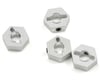 Image 1 for ST Racing Concepts ALUMINUM HEX ADAPTERS FOR HPI BLITZ (4 PCS) SILVER