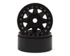 Image 1 for SSD RC 1.9"" Steel 8 Spoke Beadlock Wheels (Black) (2)