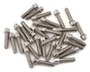SSD RC 2.5x10mm Scale Wheel Bolts (Silver) (30)