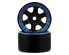 Image 1 for SSD RC Challenger 2.2" Beadlock Crawler Wheels (Black/Blue) (2)