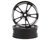 SSD RC V Spoke Aluminum Front 2.2” Drag Racing Wheels (Black) (2)