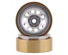 Related: SSD RC SCX24 1.0” Aluminum / Brass D Hole Beadlock Wheels (Silver) (2)