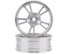 SSD RC V Spoke Aluminum Front 2.2” Drag Racing Wheels (Silver) (2)