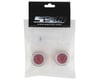 Image 5 for SSD RC 1.0” Boxer Aluminum/Brass Beadlock Wheels (Red) (2) (25g)