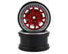 Image 1 for SSD RC 2.9” Boxer Beadlock Wheels w/Brake Rotor (Red) (2)