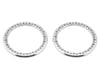 Image 1 for SSD RC 2.2” Aluminum Beadlock Rings (Silver) (2)