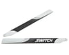 Image 1 for Switch Blades 253mm Premium Carbon Fiber Rotor Blade Set (Flybarless)