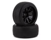 Image 1 for Sweep F1 Pre-Mounted Front Rubber Tires (Black) (2) (Hard)