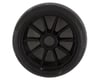Image 4 for Sweep F1 EXP Pre-Mounted Front & Rear Rubber Tire Set (Black) (4) (Hard/Soft)