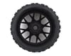 Image 2 for Sweep Terrain Crusher Belted Pre-Mounted Monster Truck Tires (Black) (2)