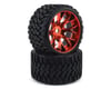 Related: Sweep Terrain Crusher Belted Pre-Mounted Monster Truck Tires (Red) (2)