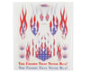 Image 1 for Spaz Stix Exterior Decal Sheet (US Flag Flames)