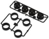 Image 1 for Tamiya JR Mini 4WD 26mm Low-Profile Tires w/Carbon Wheels