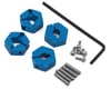 Image 1 for Tamiya 5mm Aluminum Clamping Wheel Hex (Blue) (4)