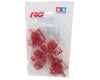 Image 2 for Tamiya G6-01TR Gear Reduction Portal Axle Housing Set (Red) (R Parts)