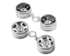 Image 1 for Tamiya Classic 6-Spoke Rock Crawling Wheels (Chrome) (4)