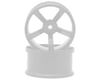 Image 1 for Topline DRS-5 Super High Traction Drift Wheels (White) (2) (8mm Offset)