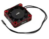 Image 1 for Tekin 40x40x10 Hiflow Aluminum Cooling Fan (Black/Red)