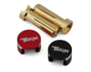 Image 1 for Tekin Aluminum Low Profile Heatsink Bullet Plugs w/5mm Bullets (Black/Red)