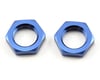 Image 1 for Tekno RC 17mm Fine Thread Aluminum Hex Nut Set (Blue) (2)