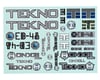 Image 1 for Tekno RC Decal Sheet EB48