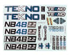 Image 1 for Tekno RC NB48 2.2 Decal Sheet