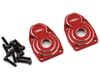 Image 1 for Treal Hobby Axial Capra CNC Aluminum Outer Portal Covers (Red)