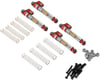 Image 1 for Treal Hobby FCX24 Threaded Double Barrel Aluminum Shocks (43mm) (Red) (4)