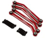 Image 1 for Treal Hobby FCX24 Aluminum High Clearance Lower Links Set (Red)