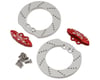 Image 1 for Treal Hobby Redcat Gen9 CNC Aluminum Brake Disc & Caliper Set (Silver) (2)