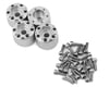 Image 1 for Treal Hobby 1.9" Beadlock Wheel Hub Extension Spacers (Silver) (4) (15mm)