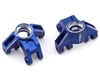Image 1 for Treal Hobby Losi LMT Aluminum Front Steering Knuckle (Blue) (2)