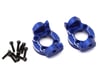 Image 1 for Treal Hobby Losi LMT Aluminum Front C-Hub Spindle Carrier Set (5 Degree) (Blue)
