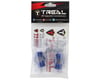 Image 2 for Treal Hobby Losi LMT Aluminum Front C-Hub Spindle Carrier Set (5 Degree) (Blue)