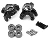 Image 1 for Treal Hobby Losi Mini LMT Aluminum Steering Knuckles (Black) (2)