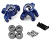 Image 1 for Treal Hobby Losi Mini LMT Aluminum Steering Knuckles (Blue) (2)