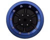Image 2 for Treal Hobby Losi Mini LMT 7075 Aluminum Beadlock Wheel Set (4) (Black/Blue)