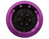 Image 2 for Treal Hobby Losi Mini LMT 7075 Aluminum Beadlock Wheel Set (4) (Black/Purple)