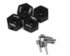 Image 1 for Treal Hobby Losi Mini LMT Aluminum 12mm Wheel Hex Adaptors (Black) (4)