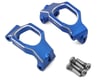 Image 1 for Treal Hobby CNC Aluminum Front C-Hub Carriers for Traxxas Maxx (Blue) (2)