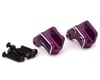 Image 1 for Treal Hobby Axial RBX10 Ryft Aluminum Front Link Mounts (Purple) (2)