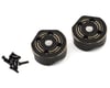 Image 1 for Treal Hobby Axial SCX10 III/Capra Brass Outer Portal Covers (93g)