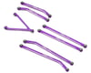 Image 1 for Treal Hobby Axial SCX24 Aluminum High Clearance Link Set (Purple) (7)