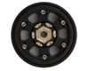 Image 2 for Treal Hobby Type B 1.0" 6-Spoke Brass Beadlock Wheels (Black) (4) (38.7g)