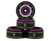 Image 1 for Treal Hobby Type C 1.0" Brass Beadlock Crawler Wheels (Purple) (4) (27.3g)