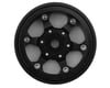 Image 2 for Treal Hobby Type D 1.0" Concave 6-Spoke Beadlock Wheels (Black) (4)