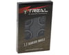 Image 6 for Treal Hobby Type D 1.0" Concave 6-Spoke Beadlock Wheels (Black) (4)