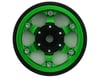Image 2 for Treal Hobby Type D 1.0" Concave 6-Spoke Beadlock Wheels (Green) (4) (21.2g)