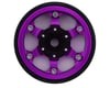 Image 2 for Treal Hobby Type D 1.0" Concave 6-Spoke Beadlock Wheels (Purple) (4) (21.2g)